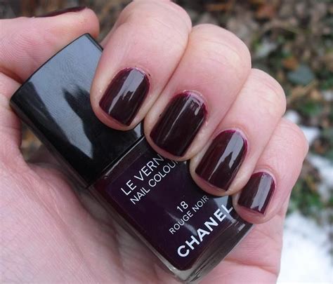 chanel rouge noir nagellak|Chanel longwear nail colors.